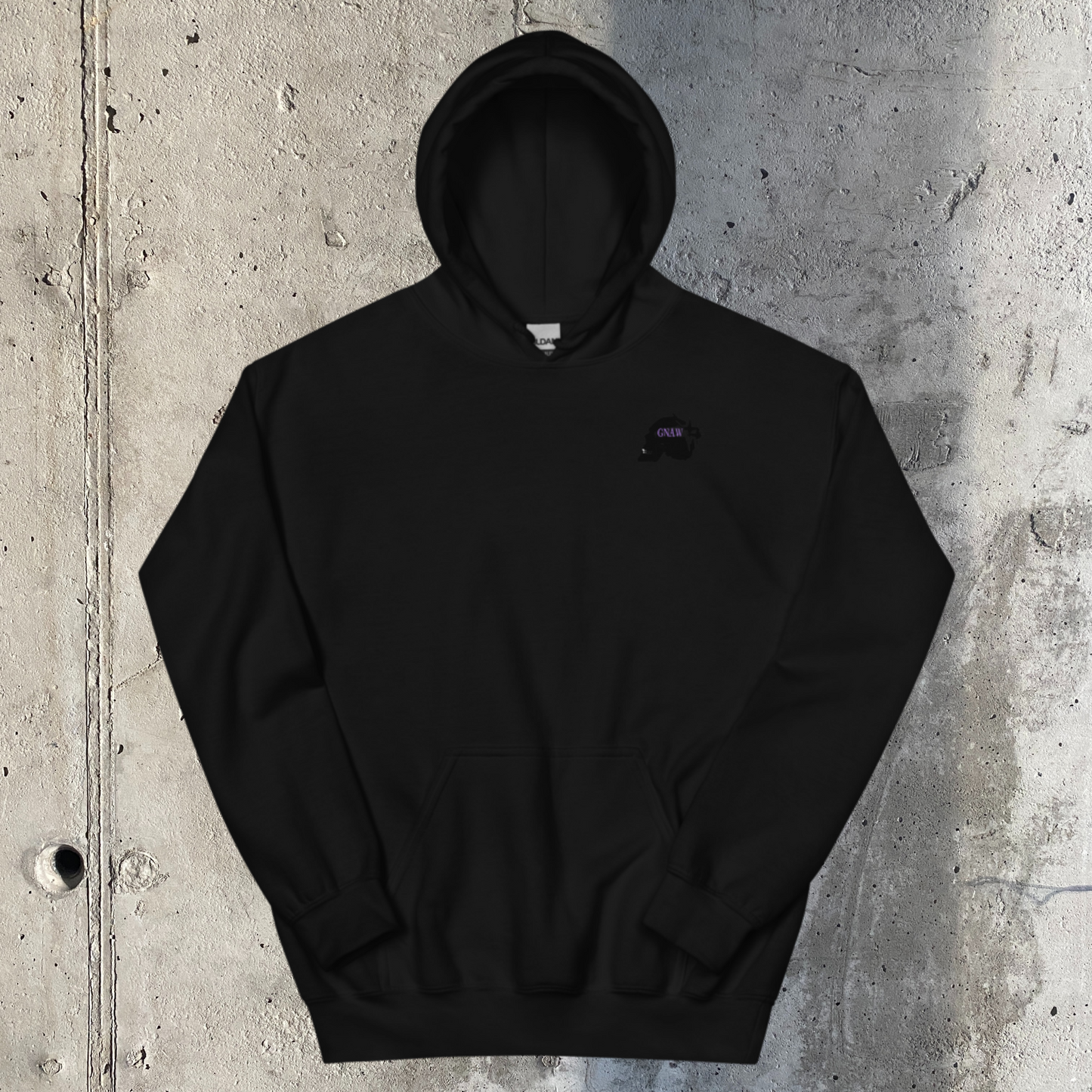 'she eats slowly' heavy hoodie