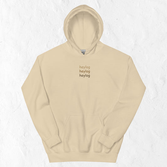 tri embroidered hoodie