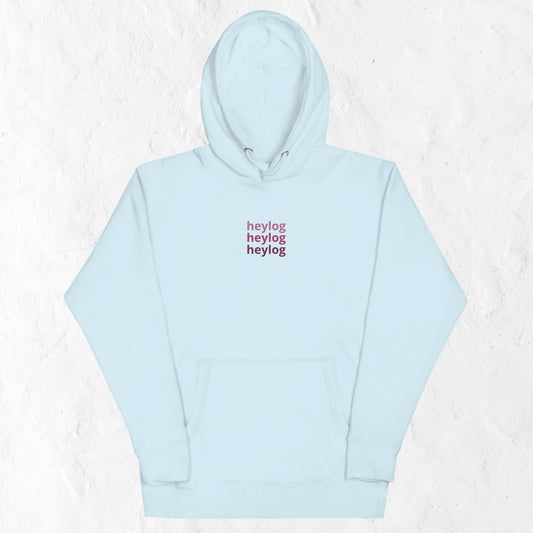 tri embroidered hoodie